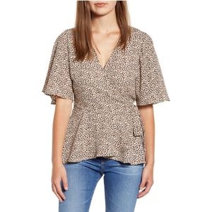 Flutter Sleeve wrap top